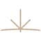 Ekena Millwork Alberta Smooth Timber Gable Bracket, Douglas Fir, 108"W x 58"H x 3 1/2"D x 3 1/2"F, 13/12 Pitch GBW108X58X0404ALB00SDF - alternate 1